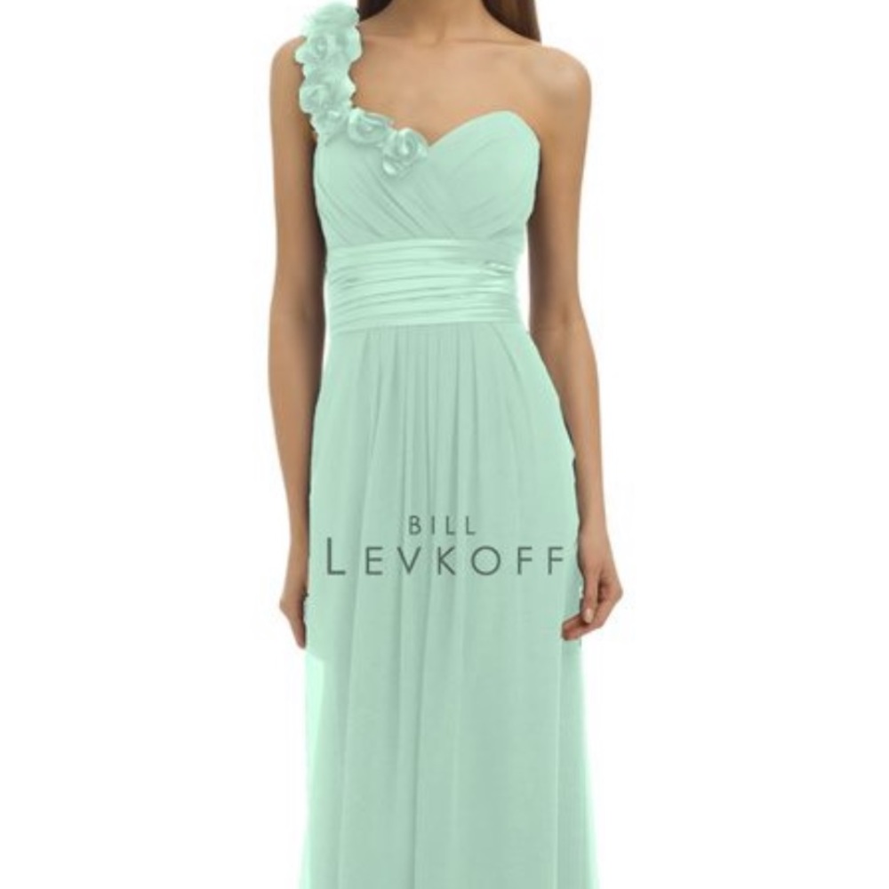 Bill Levkoff One Shoulder Dress